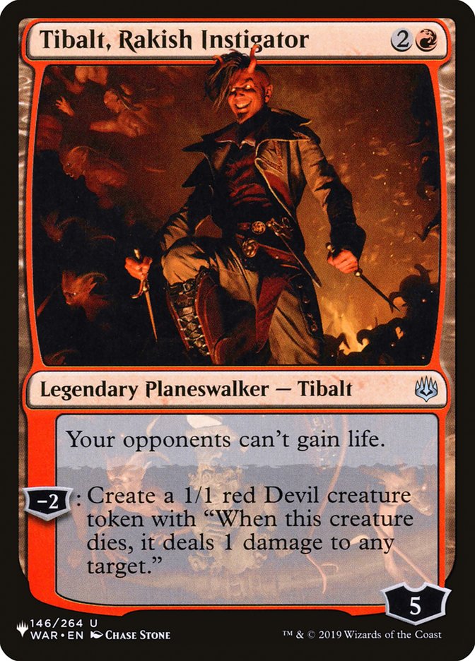 Tibalt, Rakish Instigator [The List] | Arkham Games and Comics