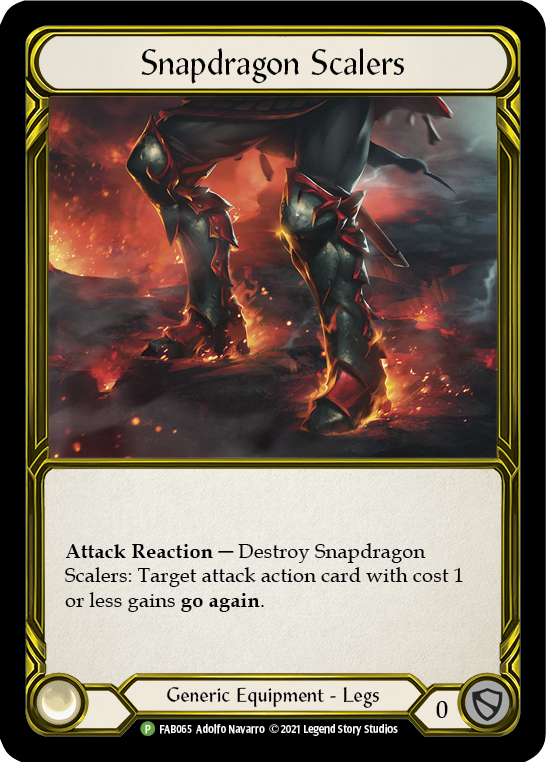 Snapdragon Scalers (Golden) [FAB065] (Promo)  Cold Foil | Arkham Games and Comics