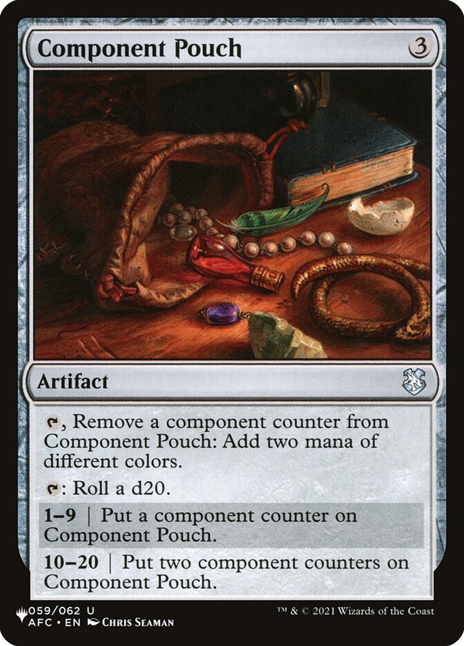 Component Pouch [The List] | Arkham Games and Comics