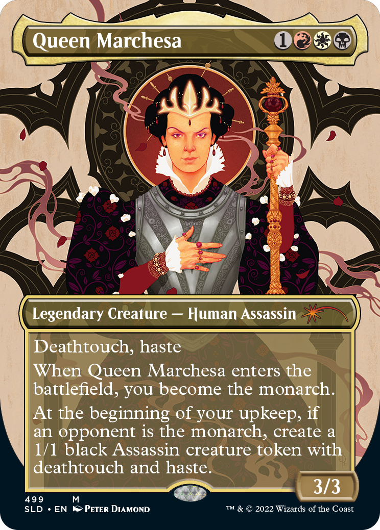 Queen Marchesa (Borderless) [Secret Lair Drop Series] | Arkham Games and Comics