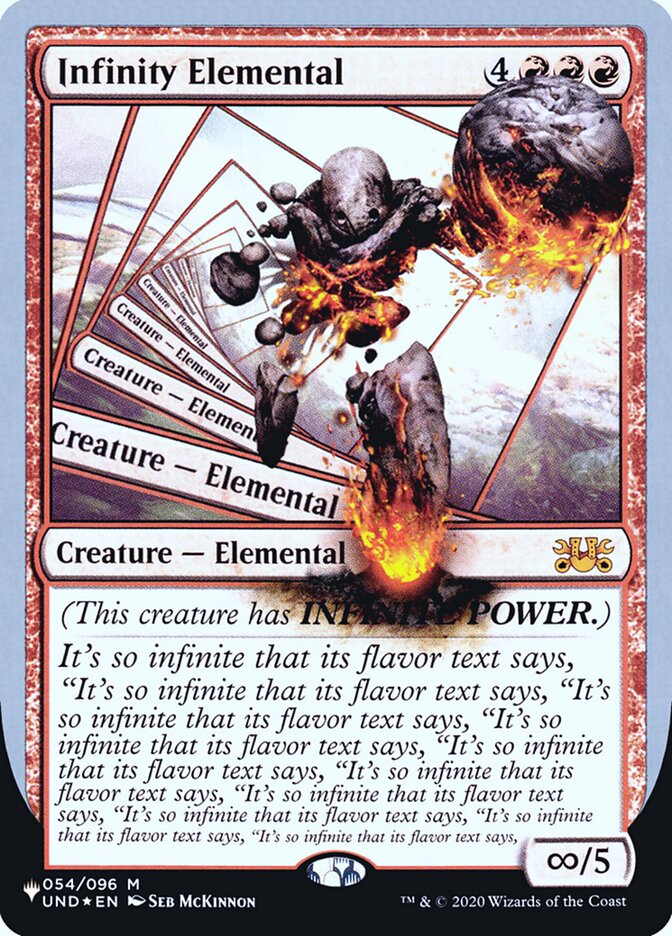 Infinity Elemental (Unfinity Foil Edition) [The List] | Arkham Games and Comics