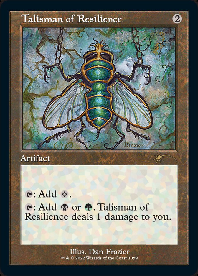 Talisman of Resilience (Foil Etched) [Secret Lair Drop Series] | Arkham Games and Comics