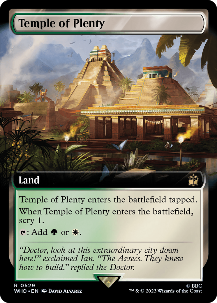 Temple of Plenty (Extended Art) [Doctor Who] | Arkham Games and Comics