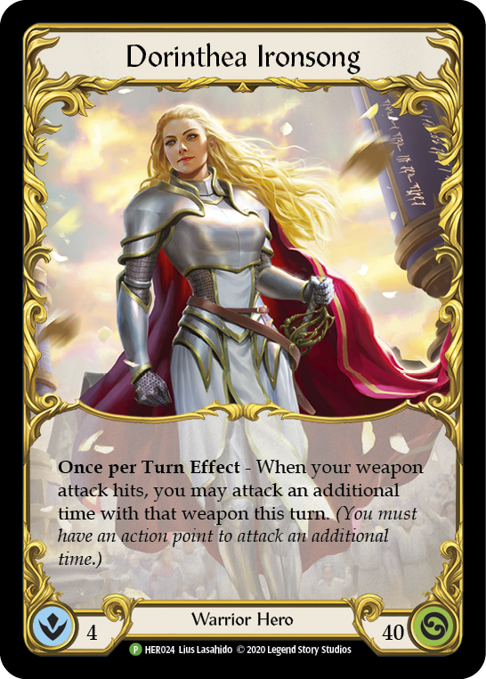 Dorinthea Ironsong [HER024] (Promo)  1st Edition Rainbow Foil | Arkham Games and Comics