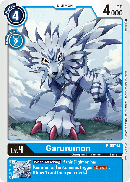 Garurumon [P-007] [Promotional Cards] | Arkham Games and Comics