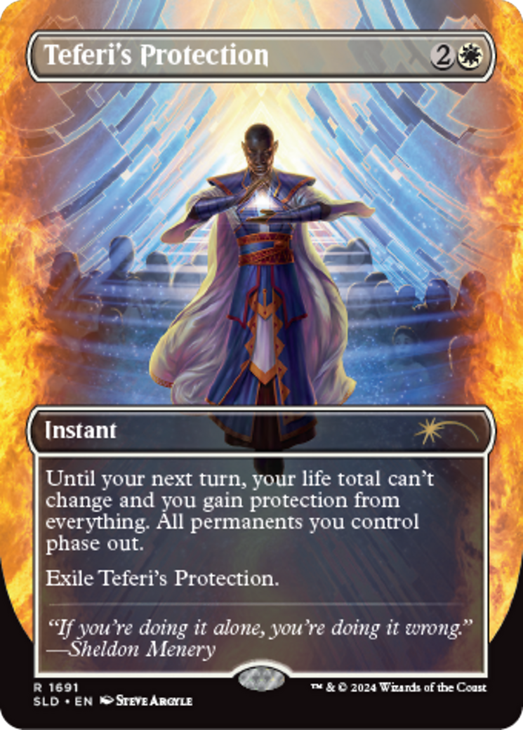 Teferi's Protection (1691) [Secret Lair: Sheldon's Spellbook] | Arkham Games and Comics