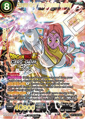 Supreme Kai of Time, Spacetime Unraveler (Card Game Fest 2022) (BT12-154) [Tournament Promotion Cards] | Arkham Games and Comics