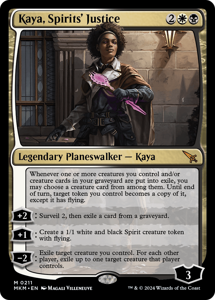 Kaya, Spirits' Justice [Murders at Karlov Manor] | Arkham Games and Comics