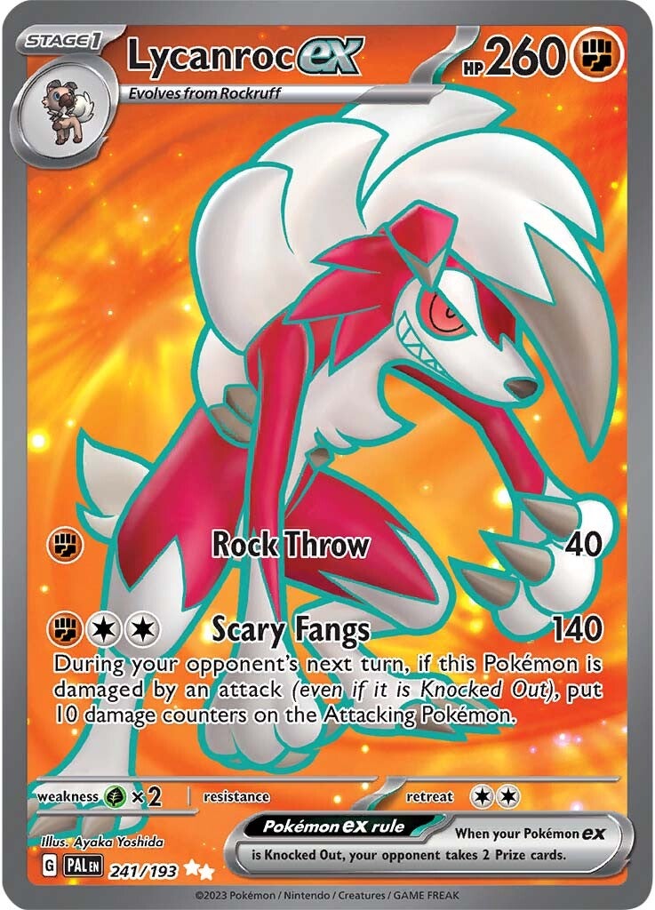 Lycanroc ex (241/193) [Scarlet & Violet: Paldea Evolved] | Arkham Games and Comics