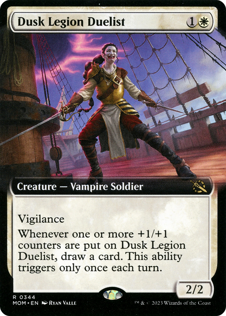 Dusk Legion Duelist (Extended Art) [March of the Machine] | Arkham Games and Comics