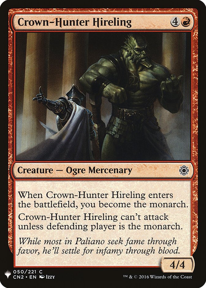 Crown-Hunter Hireling [Mystery Booster] | Arkham Games and Comics