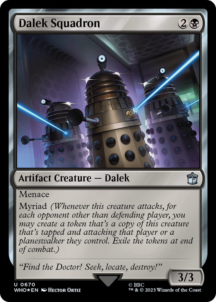 Dalek Squadron (Surge Foil) [Doctor Who] | Arkham Games and Comics