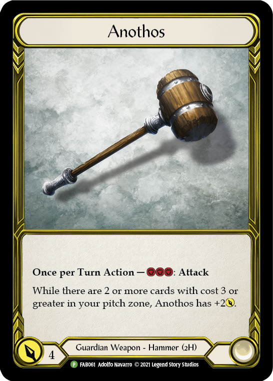 Anothos (Golden) [FAB061] (Promo)  Cold Foil | Arkham Games and Comics