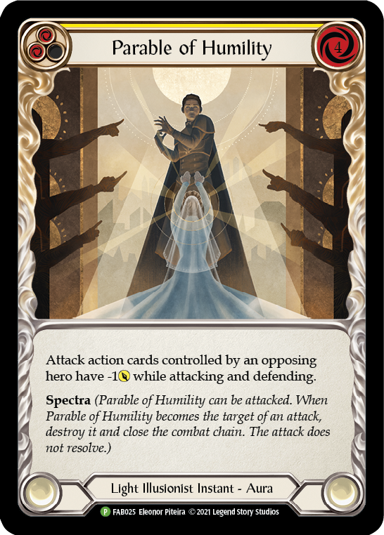 Parable of Humility [FAB025] (Promo)  Cold Foil | Arkham Games and Comics