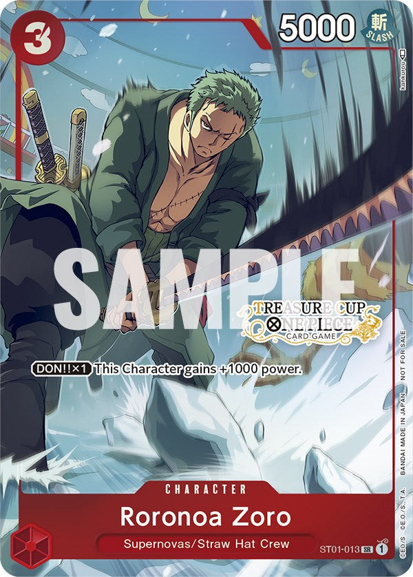 Roronoa Zoro (Treasure Cup) [One Piece Promotion Cards] | Arkham Games and Comics