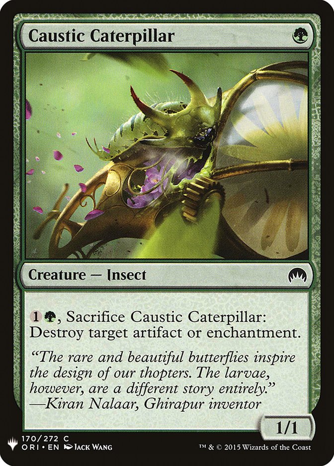 Caustic Caterpillar [Mystery Booster] | Arkham Games and Comics