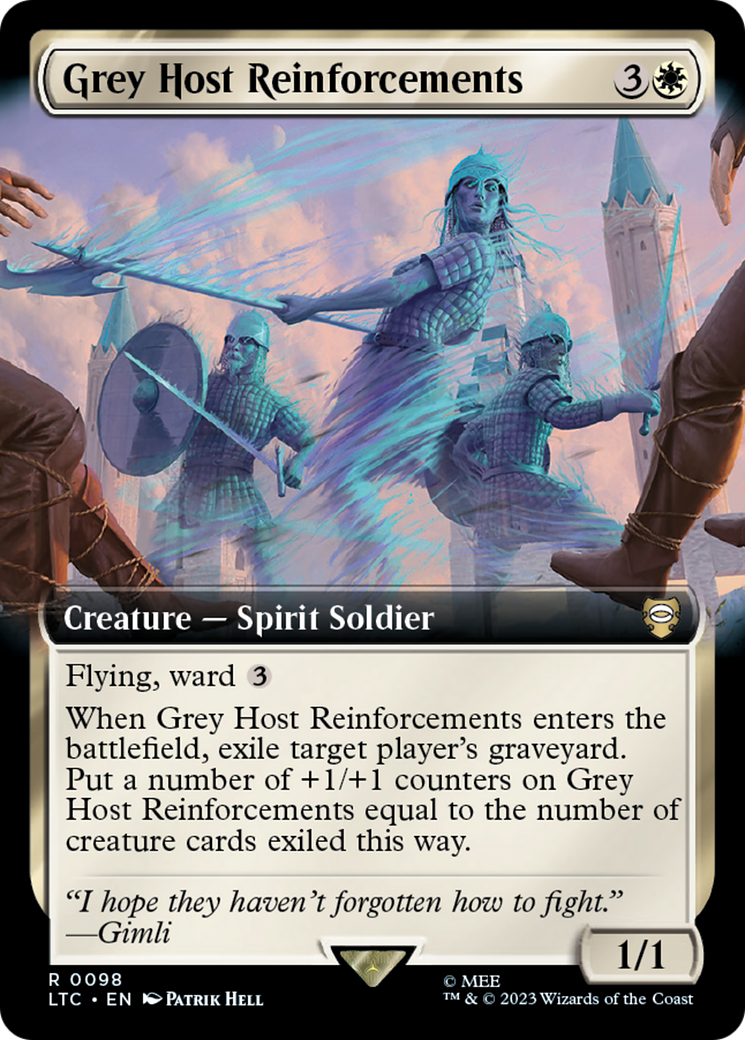 Grey Host Reinforcements (Extended Art) [The Lord of the Rings: Tales of Middle-Earth Commander] | Arkham Games and Comics