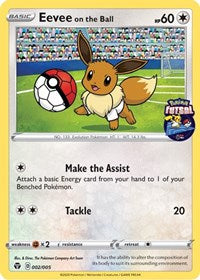 Eevee on the Ball (002/005) [Miscellaneous Cards] | Arkham Games and Comics