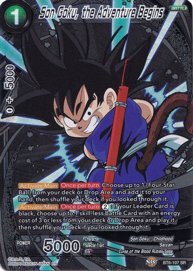 Son Goku, the Adventure Begins (Collector's Selection Vol. 1) (BT6-107) [Promotion Cards] | Arkham Games and Comics