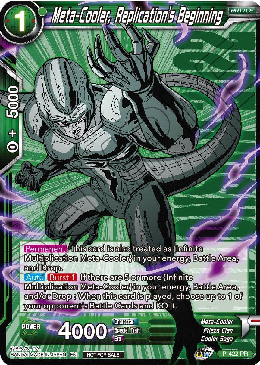 Meta-Cooler, Replication's Beginning (Championship Pack 2022 Vol.2) (P-422) [Promotion Cards] | Arkham Games and Comics