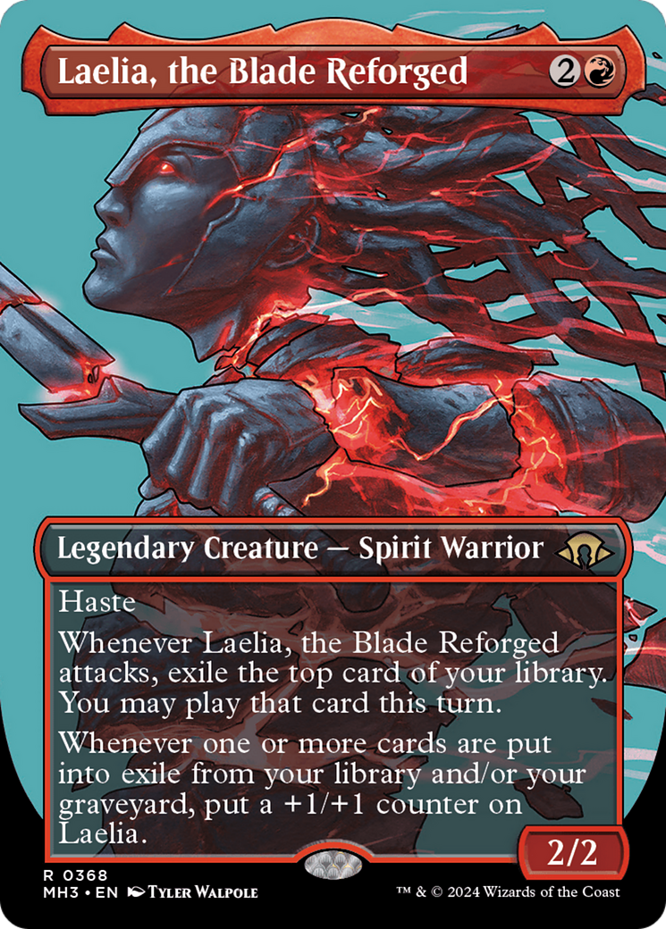 Laelia, the Blade Reforged (Borderless) [Modern Horizons 3] | Arkham Games and Comics