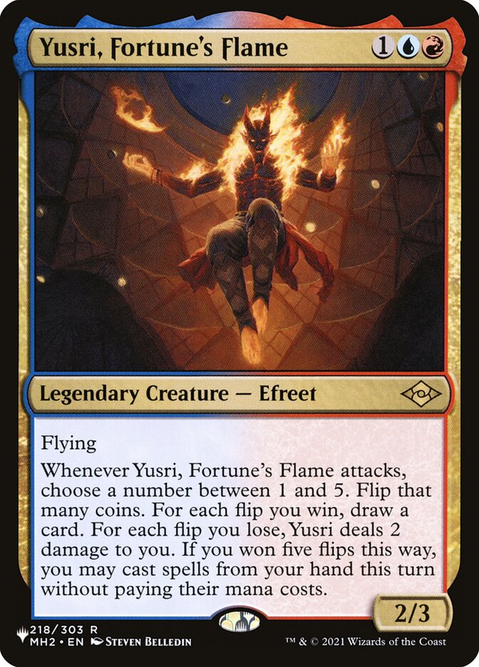 Yusri, Fortune's Flame [Secret Lair: Heads I Win, Tails You Lose] | Arkham Games and Comics