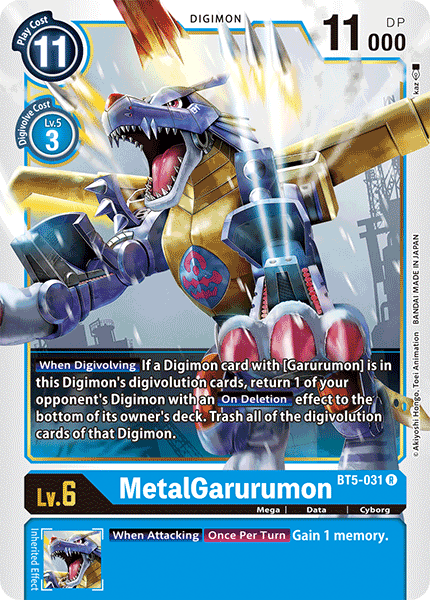 MetalGarurumon [BT5-031] [Battle of Omni] | Arkham Games and Comics