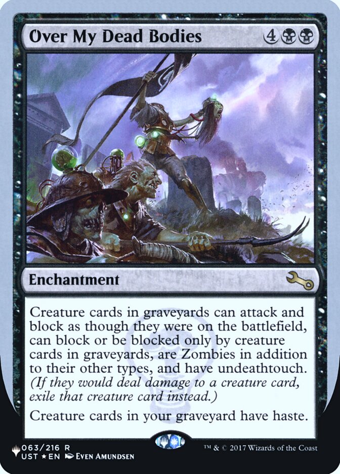 Over My Dead Bodies (Unfinity Foil Edition) [The List] | Arkham Games and Comics