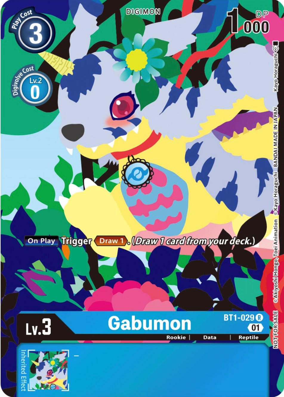Gabumon [BT1-029] (Tamer's Card Set 2 Floral Fun) [Release Special Booster Promos] | Arkham Games and Comics