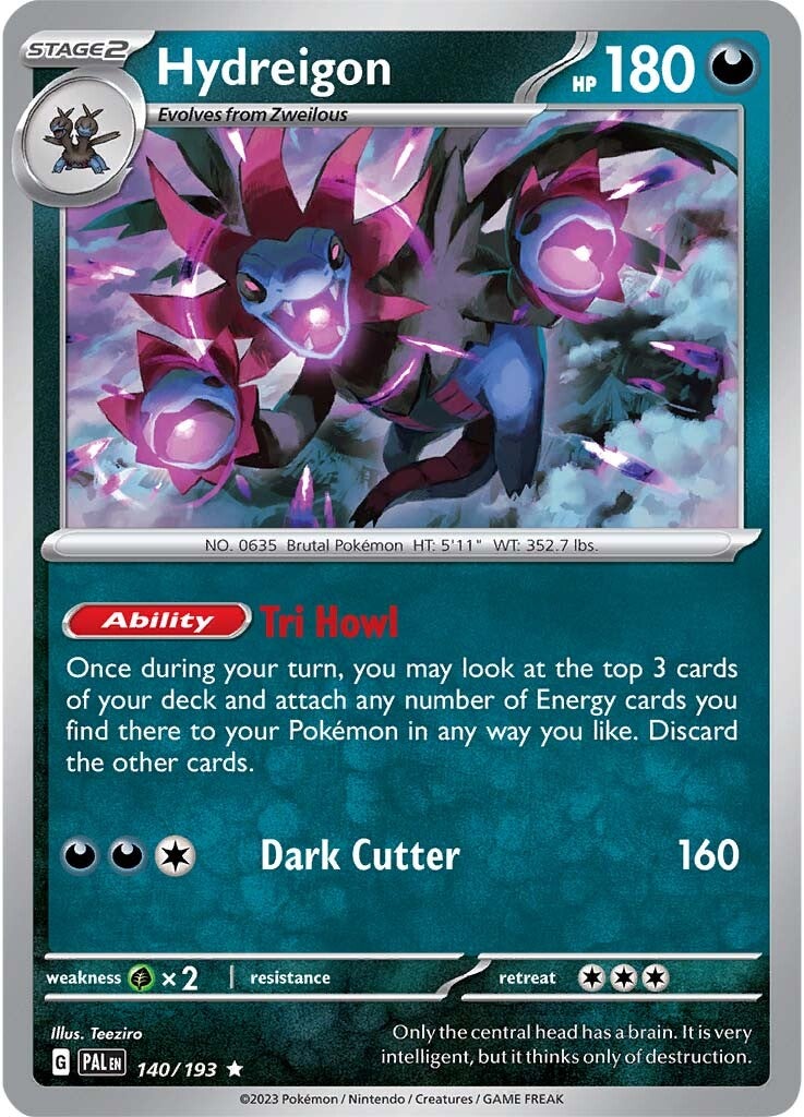 Hydreigon (140/193) [Scarlet & Violet: Paldea Evolved] | Arkham Games and Comics