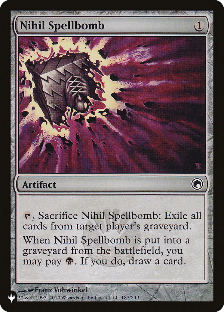 Nihil Spellbomb [The List] | Arkham Games and Comics