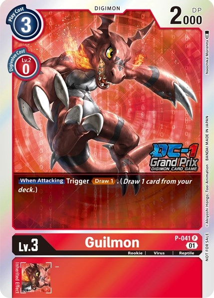 Guilmon [P-041] (Grand Prix 2022) [Promotional Cards] | Arkham Games and Comics