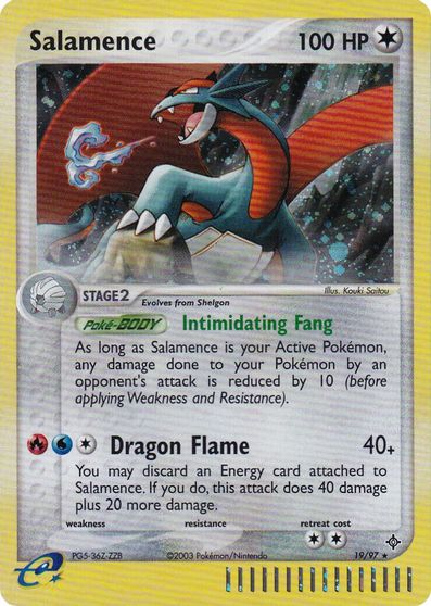 Salamence (19/97) (League Promo 2004) [League & Championship Cards] | Arkham Games and Comics