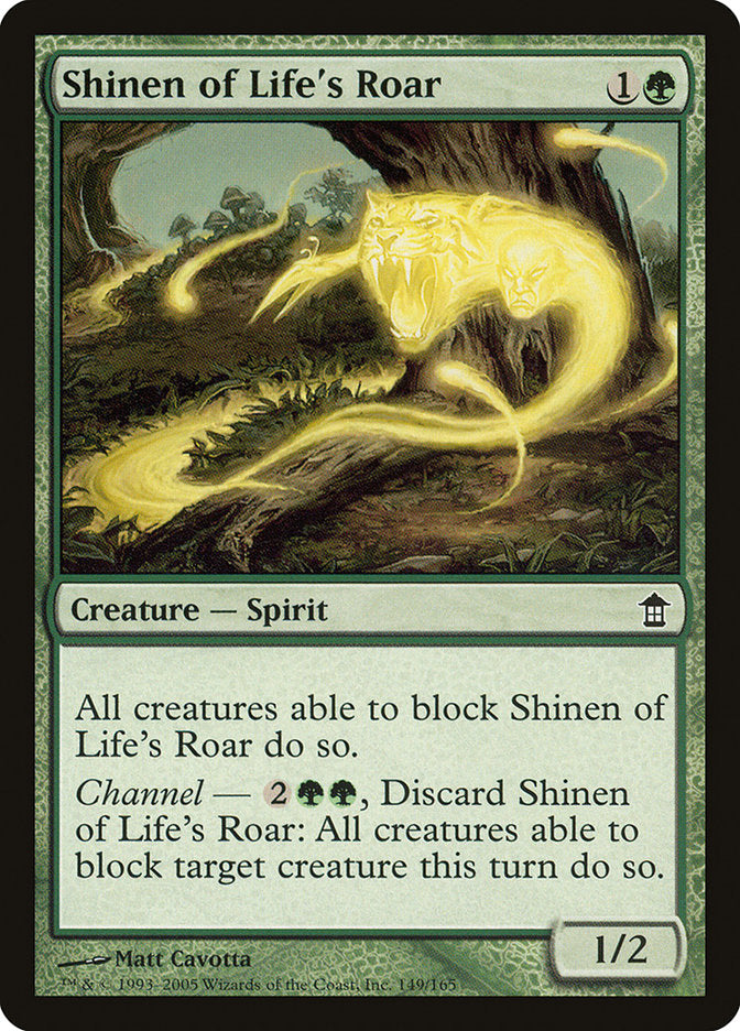Shinen of Life's Roar [Saviors of Kamigawa] | Arkham Games and Comics