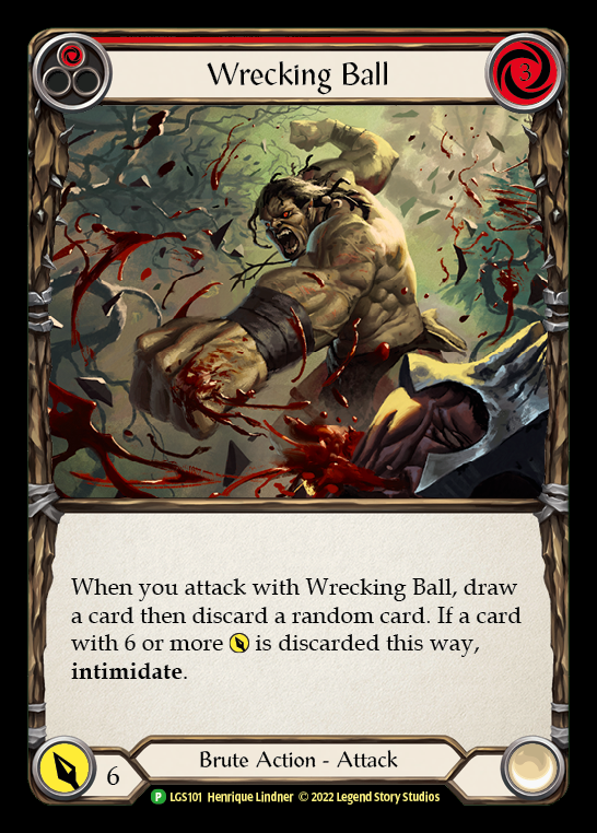 Wrecking Ball [LGS101] (Promo)  Rainbow Foil | Arkham Games and Comics