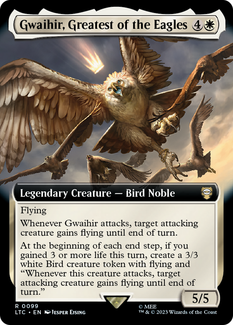 Gwaihir, Greatest of the Eagles (Extended Art) [The Lord of the Rings: Tales of Middle-Earth Commander] | Arkham Games and Comics