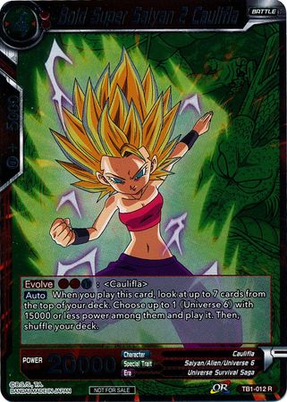 Bold Super Saiyan 2 Caulifla (Event Pack 2 - 2018) (TB1-012) [Promotion Cards] | Arkham Games and Comics