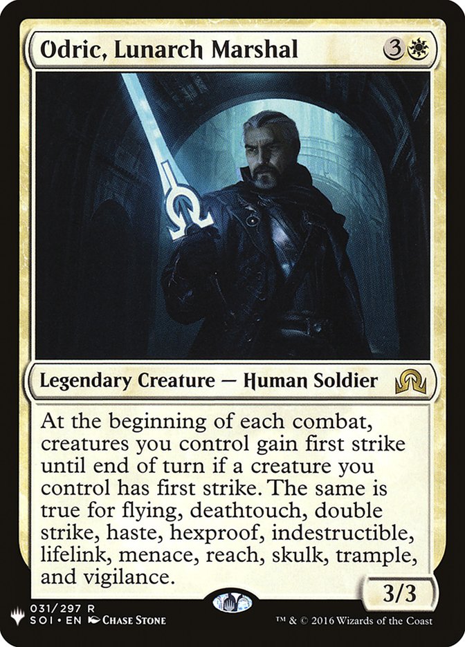 Odric, Lunarch Marshal [Mystery Booster] | Arkham Games and Comics