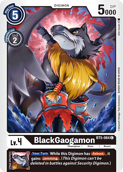 BlackGaogamon [BT5-064] [Battle of Omni] | Arkham Games and Comics