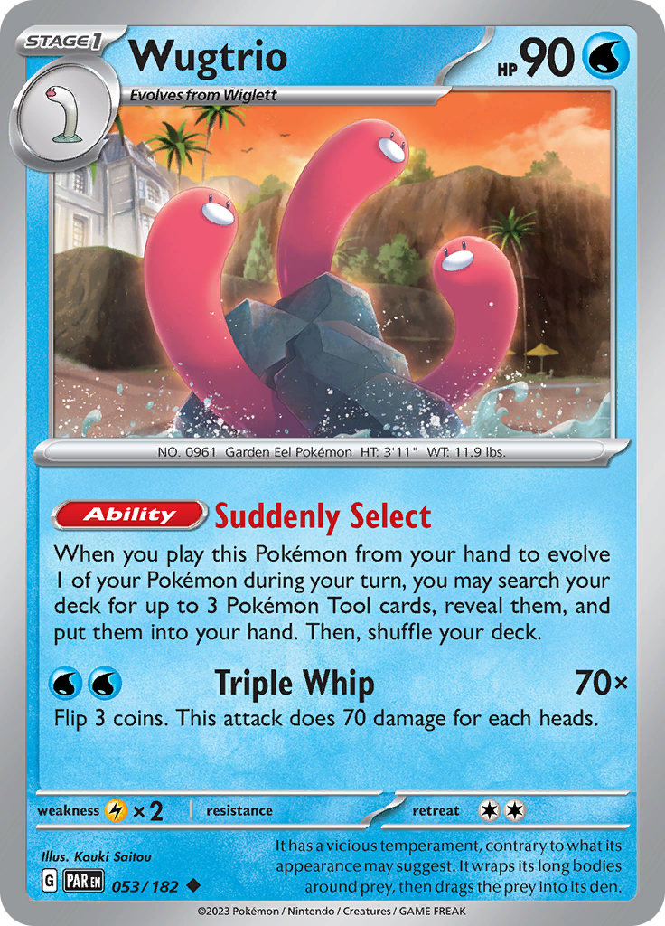 Wugtrio (053/182) [Scarlet & Violet: Paradox Rift] | Arkham Games and Comics