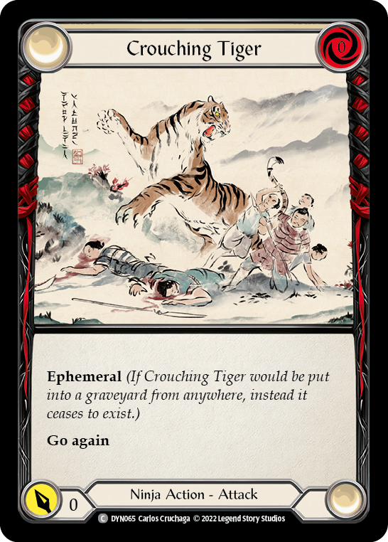 Crouching Tiger [DYN065] (Dynasty)  Rainbow Foil | Arkham Games and Comics