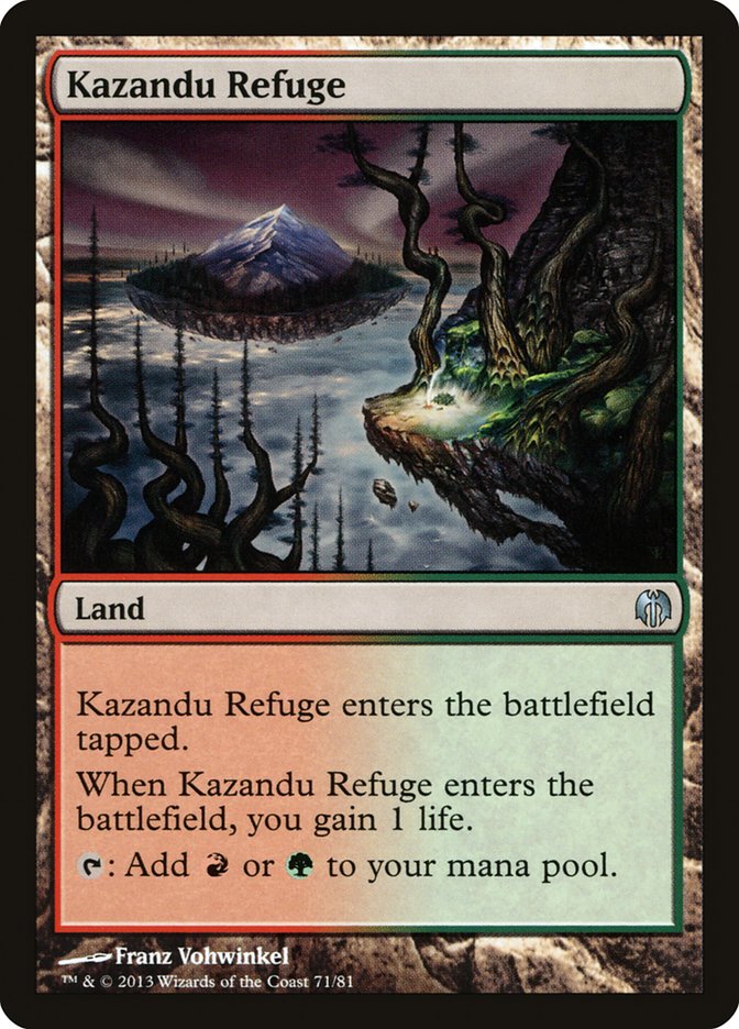 Kazandu Refuge [Duel Decks: Heroes vs. Monsters] | Arkham Games and Comics