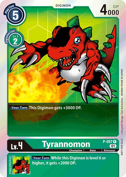 Tyrannomon [P-057] (Official Tournament Pack Vol.4) [Promotional Cards] | Arkham Games and Comics