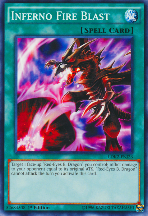 Inferno Fire Blast [LDK2-ENJ23] Common | Arkham Games and Comics