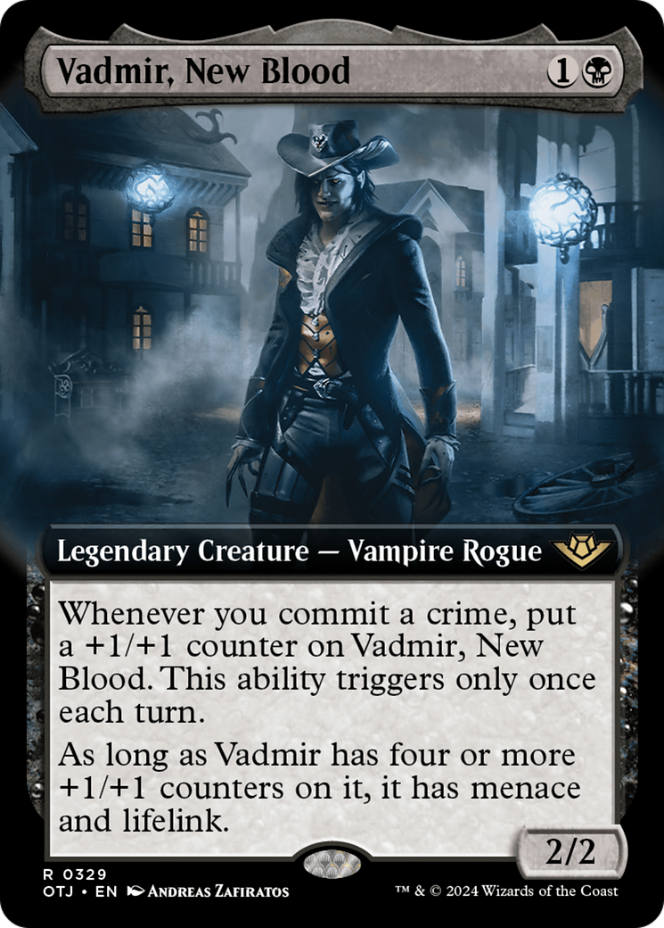 Vadmir, New Blood (Extended Art) [Outlaws of Thunder Junction] | Arkham Games and Comics
