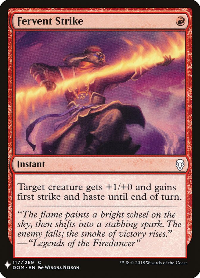 Fervent Strike [Mystery Booster] | Arkham Games and Comics
