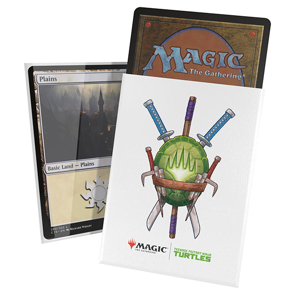 Card Sleeves: MTG Art Sleeves- Teenage Mutant Ninja Turtles- Turtle Planeswalker Symbol | Arkham Games and Comics