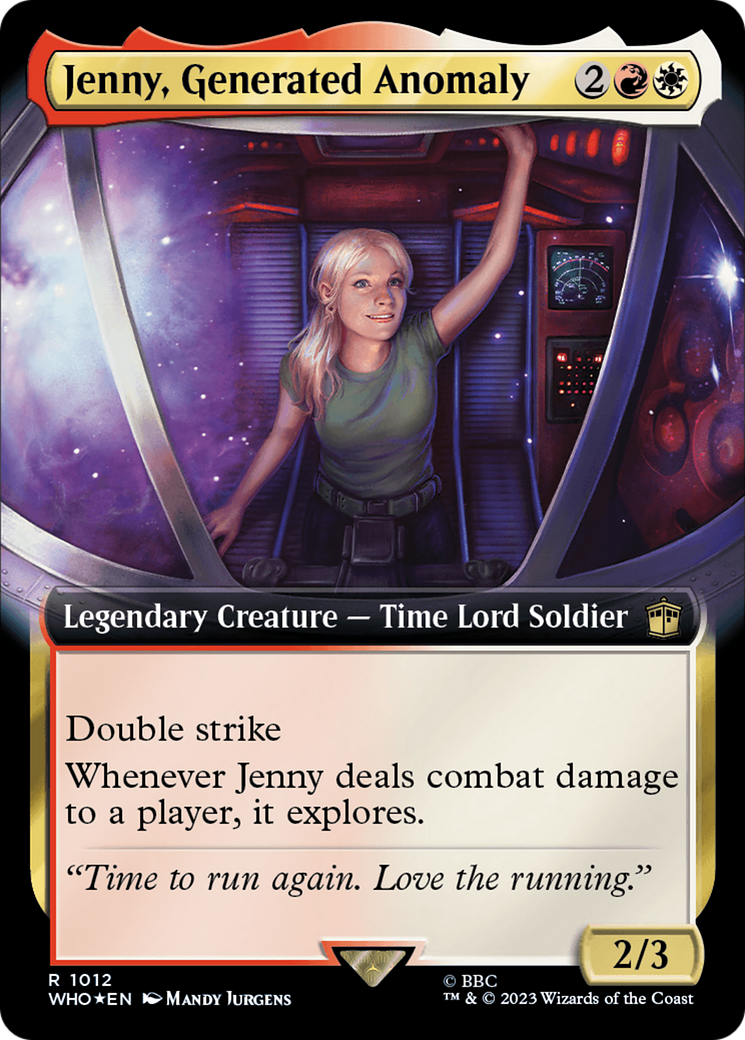 Jenny, Generated Anomaly (Extended Art) (Surge Foil) [Doctor Who] | Arkham Games and Comics
