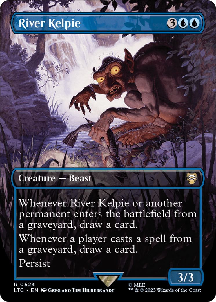 River Kelpie (Borderless) [The Lord of the Rings: Tales of Middle-Earth Commander] | Arkham Games and Comics