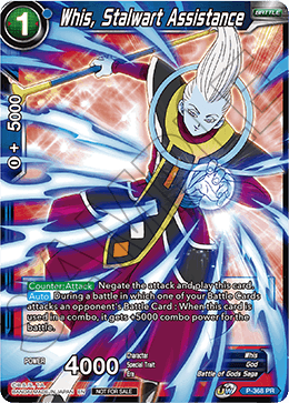 Whis, Stalwart Assistance (Unison Warrior Series Boost Tournament Pack Vol. 7) (P-368) [Tournament Promotion Cards] | Arkham Games and Comics